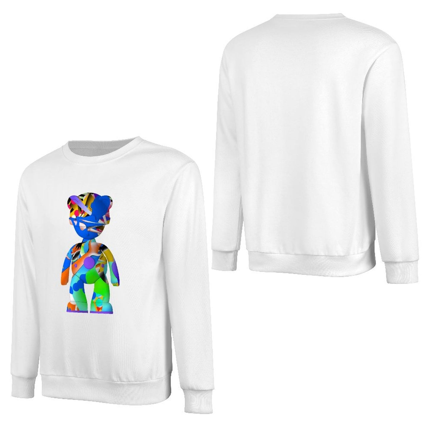 Long Sleeve With Front Pattern Plain