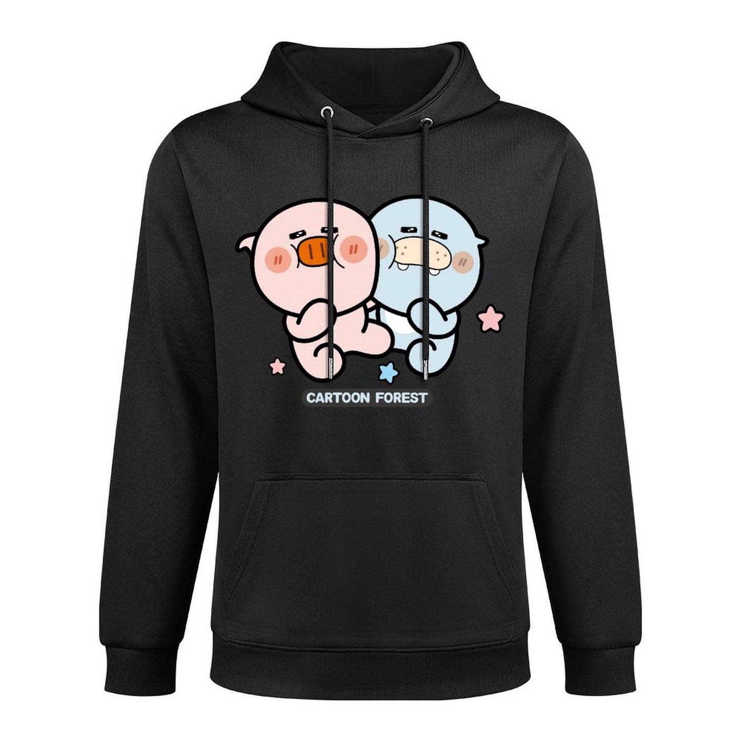 Original Solid Front Graphic Hoodies