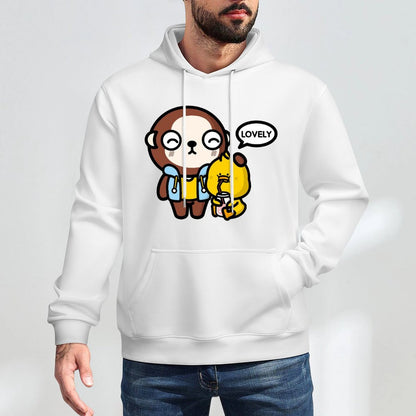 100% Cotton Clean Edges Front Graphic Hoodies