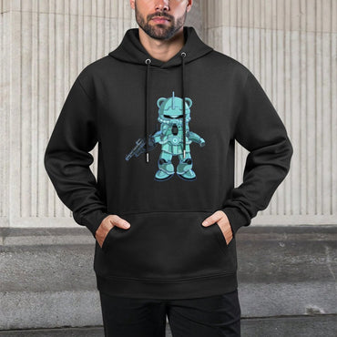 IPIB 250g Hooded Pocket Sweatshirt Front GraphicMen's Hooded  Sweatshirt6000066-2