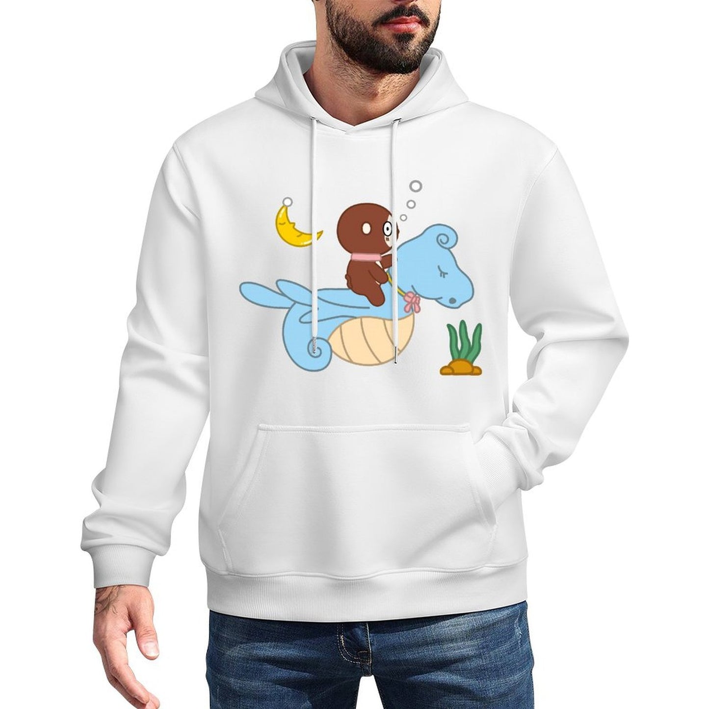 IPBR 250g Hooded Pocket Sweatshirt Front GraphicMen's Hooded  Sweatshirt4001517