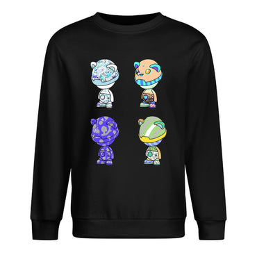 IPIB 250g Crew Neck Long Sleeve Sweatshirt Front GraphicCrew Neck Long Sleeve Sweatshirt6000073-2