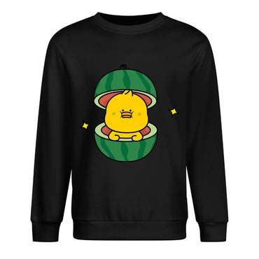 Front Patterned Long Sleeve TopLooseFit 100% Cotton