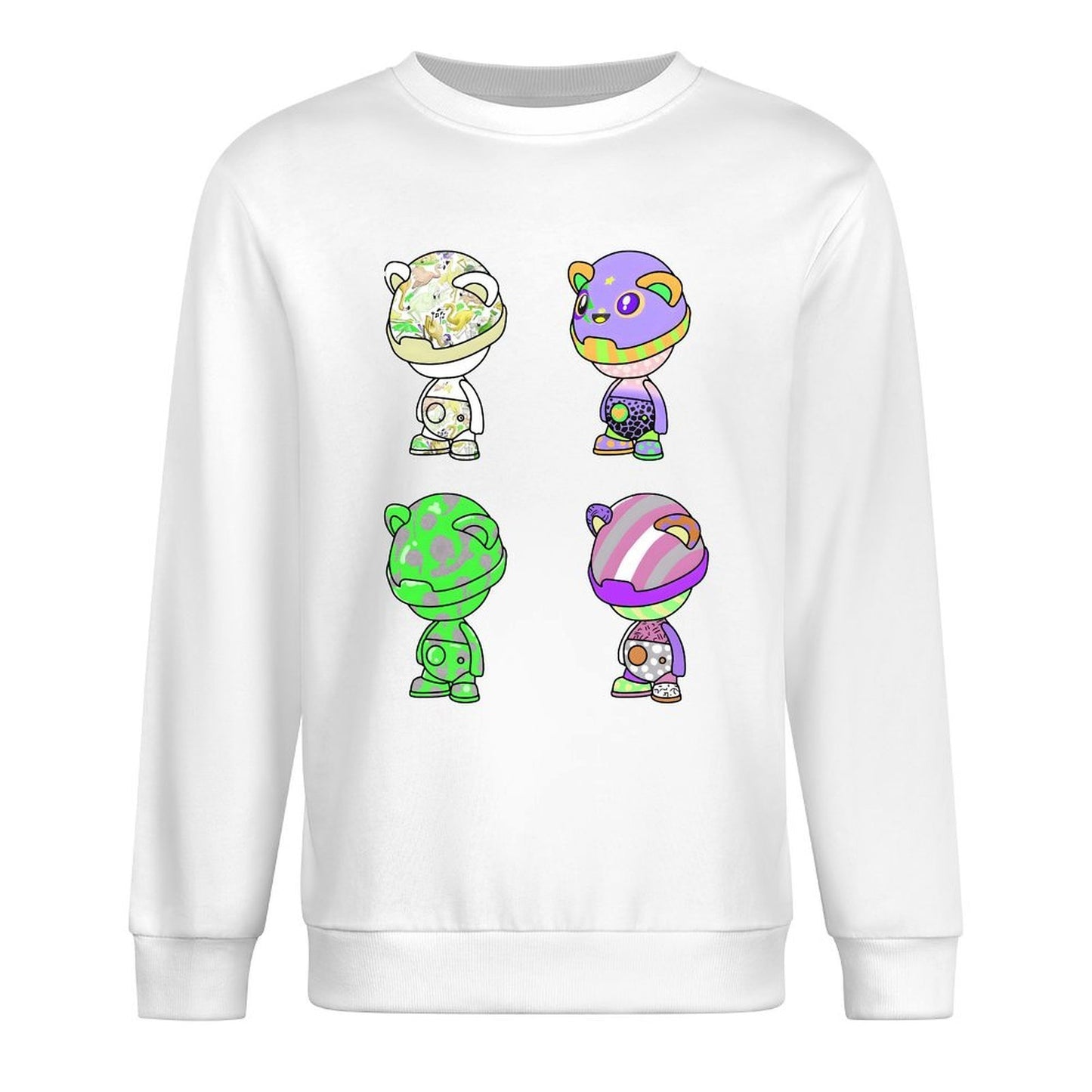 IPIB 250g Crew Neck Long Sleeve Sweatshirt Front GraphicCrew Neck Long Sleeve Sweatshirt6000073-6