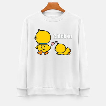 Front Patterned Long Sleeve TopSoft-Touch Eco-Conscious