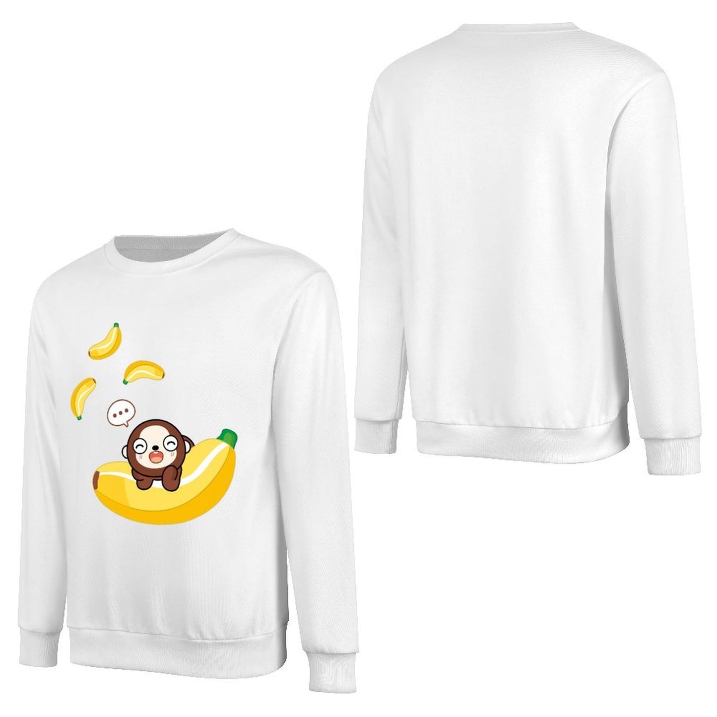 Front Patterned Long Sleeve TopUltra Durable Casual