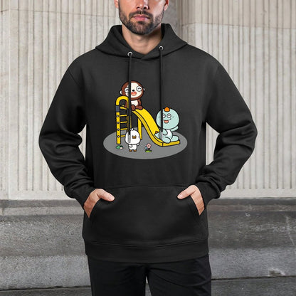 Refined Performance Front Graphic Hoodies