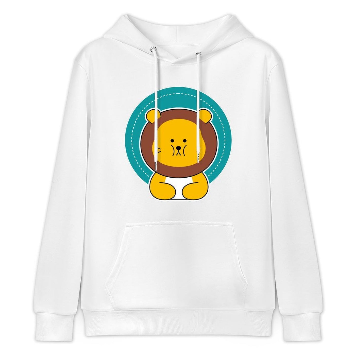 Neutral Soft Front Graphic Hoodies