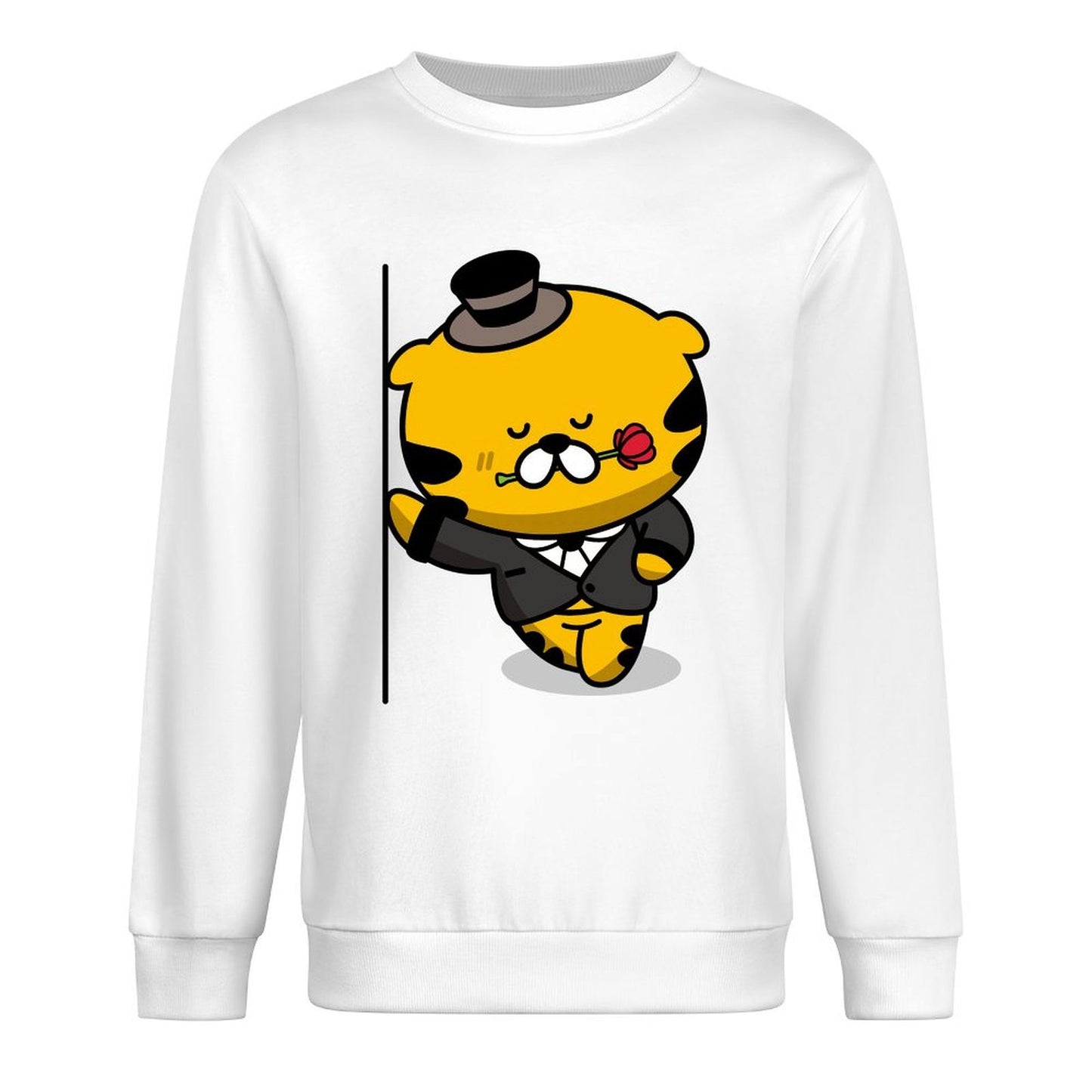 Front Patterned Long Sleeve TopDailyFit StreetStyle