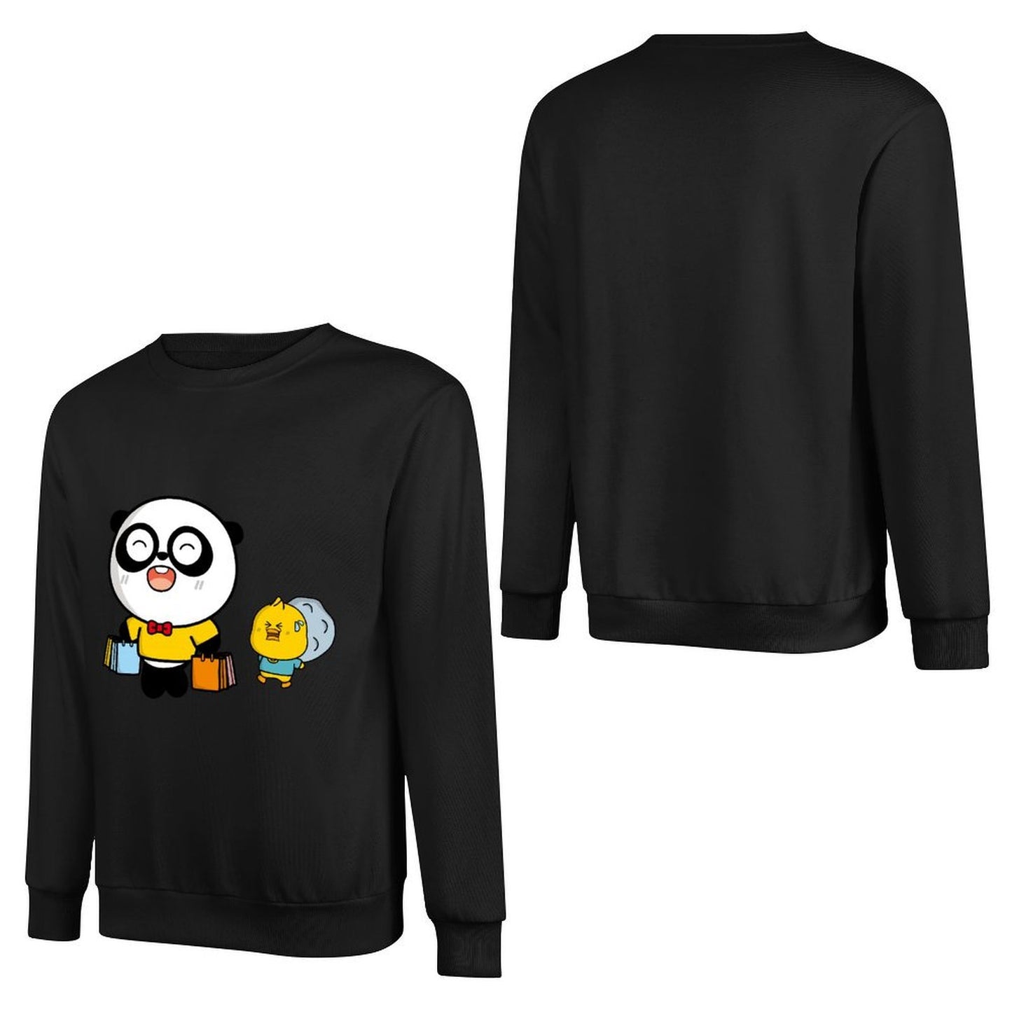 Front Patterned Long Sleeve TopFresh Easy-Care