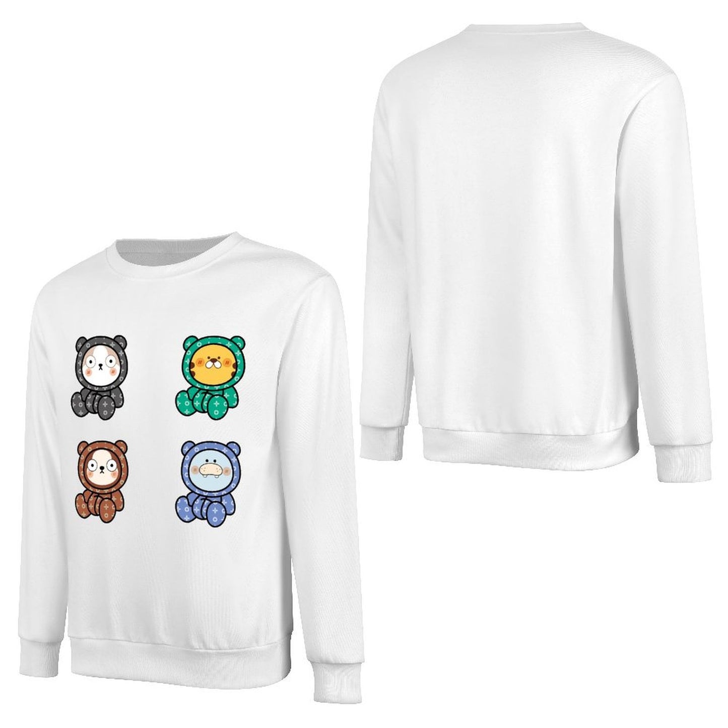 Front Patterned Long Sleeve TopNeutral ActiveLine