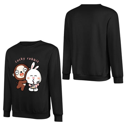 Front Patterned Long Sleeve TopIndoor Soft-Touch