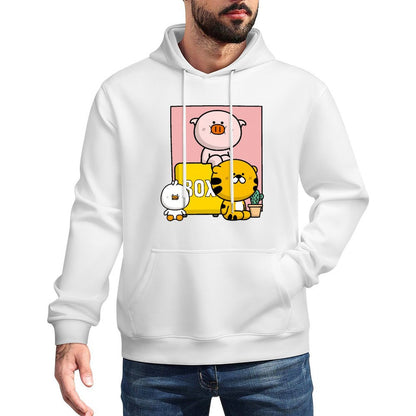 Front Graphic HoodiesEasy-Care Shrink-Resistant