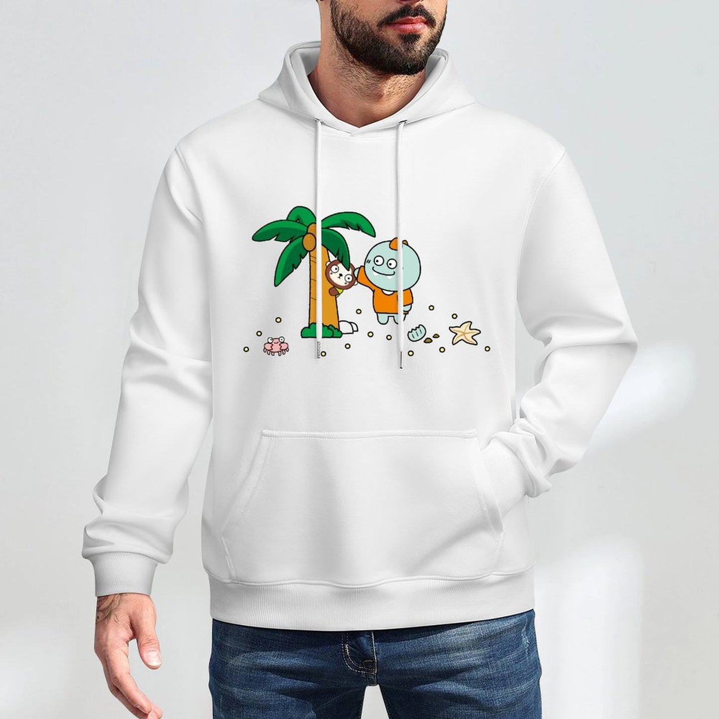 Vintage Eco / Sustainable Front Graphic Hoodies