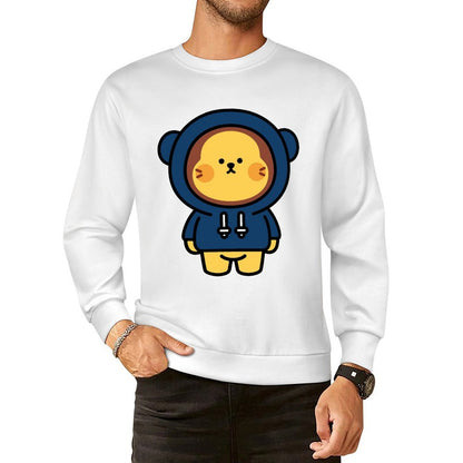 Front Patterned Long Sleeve TopDesign-Your-Own Modern