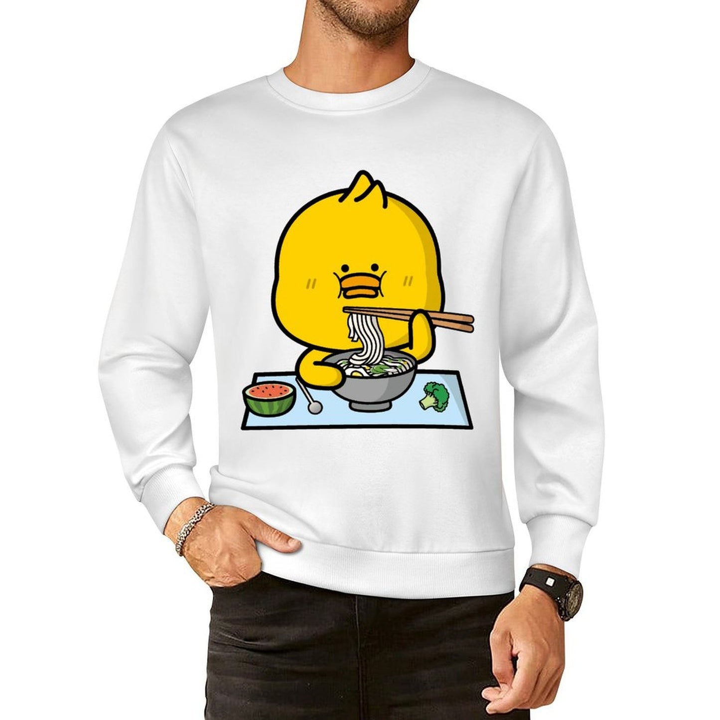 Front Patterned Long Sleeve TopSmooth Feel ActiveLine