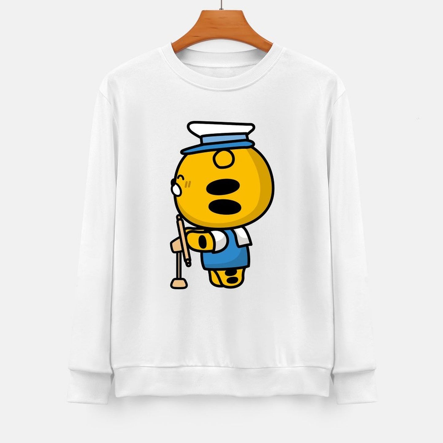 Front Patterned Long Sleeve TopTrueStyle ComfortSeries