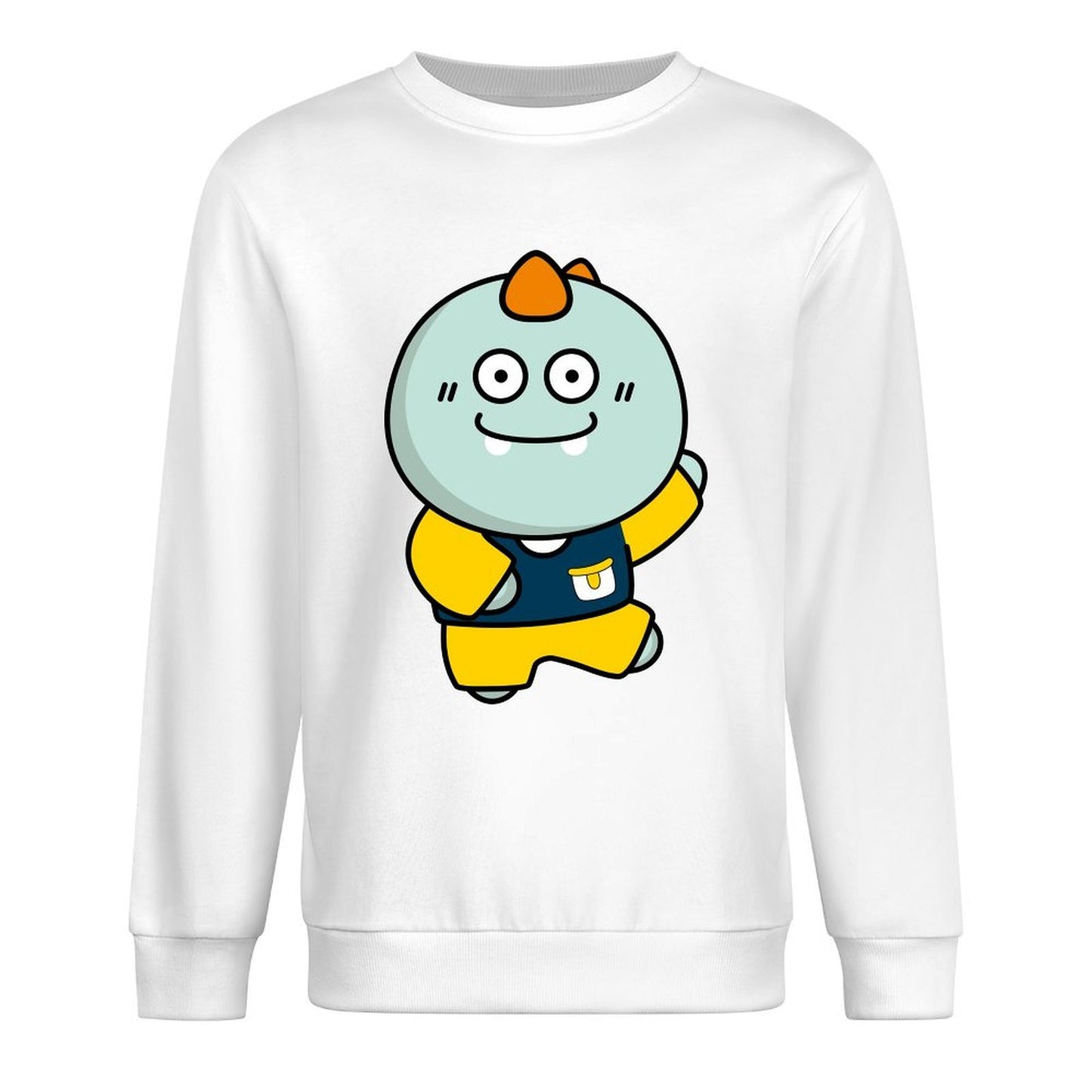 Front Patterned Long Sleeve TopVintage SoftLine