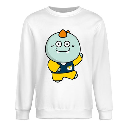 Front Patterned Long Sleeve TopVintage SoftLine