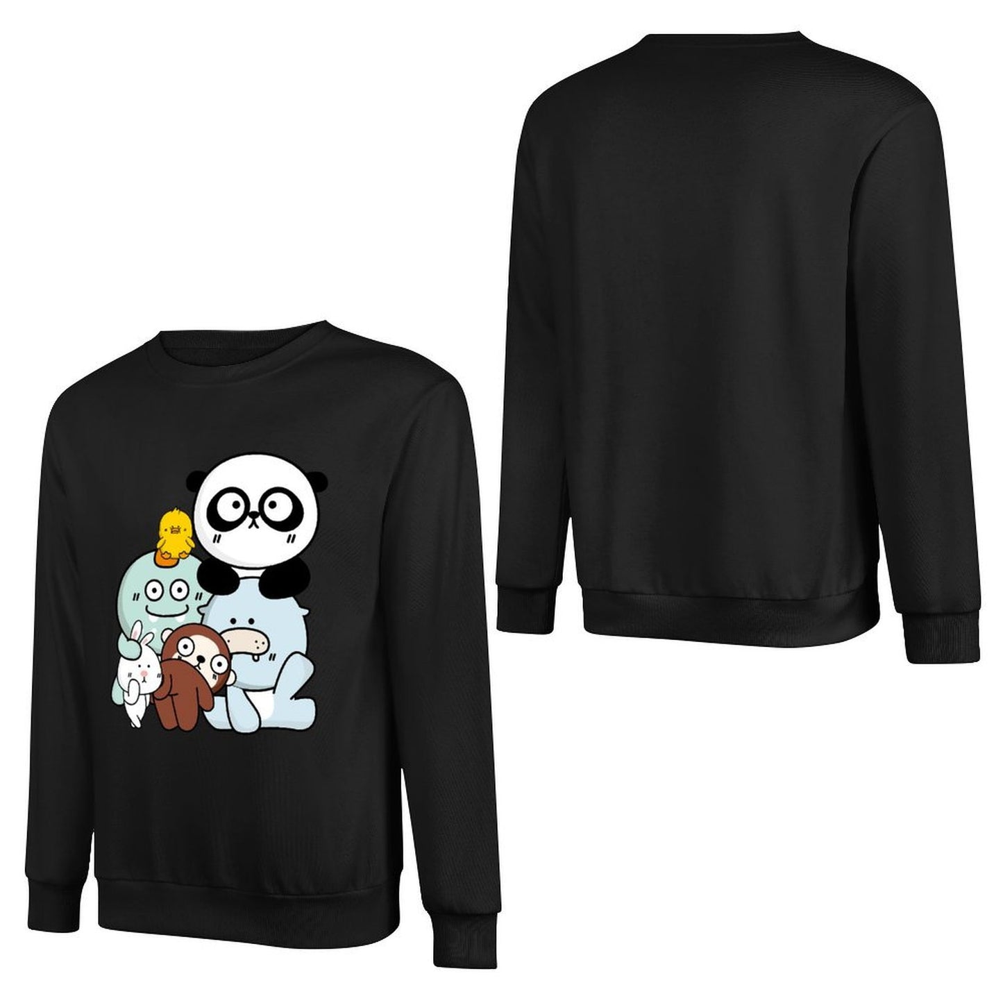 Front Patterned Long Sleeve TopRegular EverydaySeries