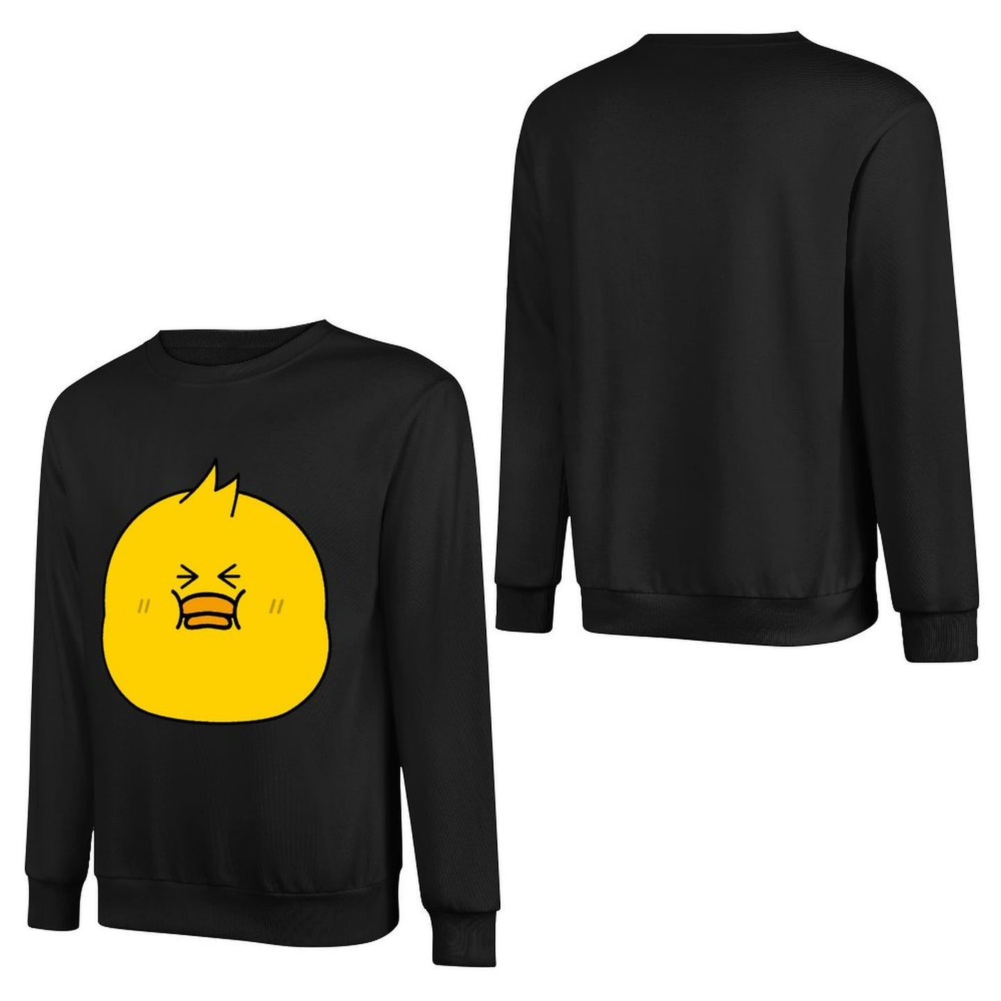 Front Patterned Long Sleeve TopRetro Urban