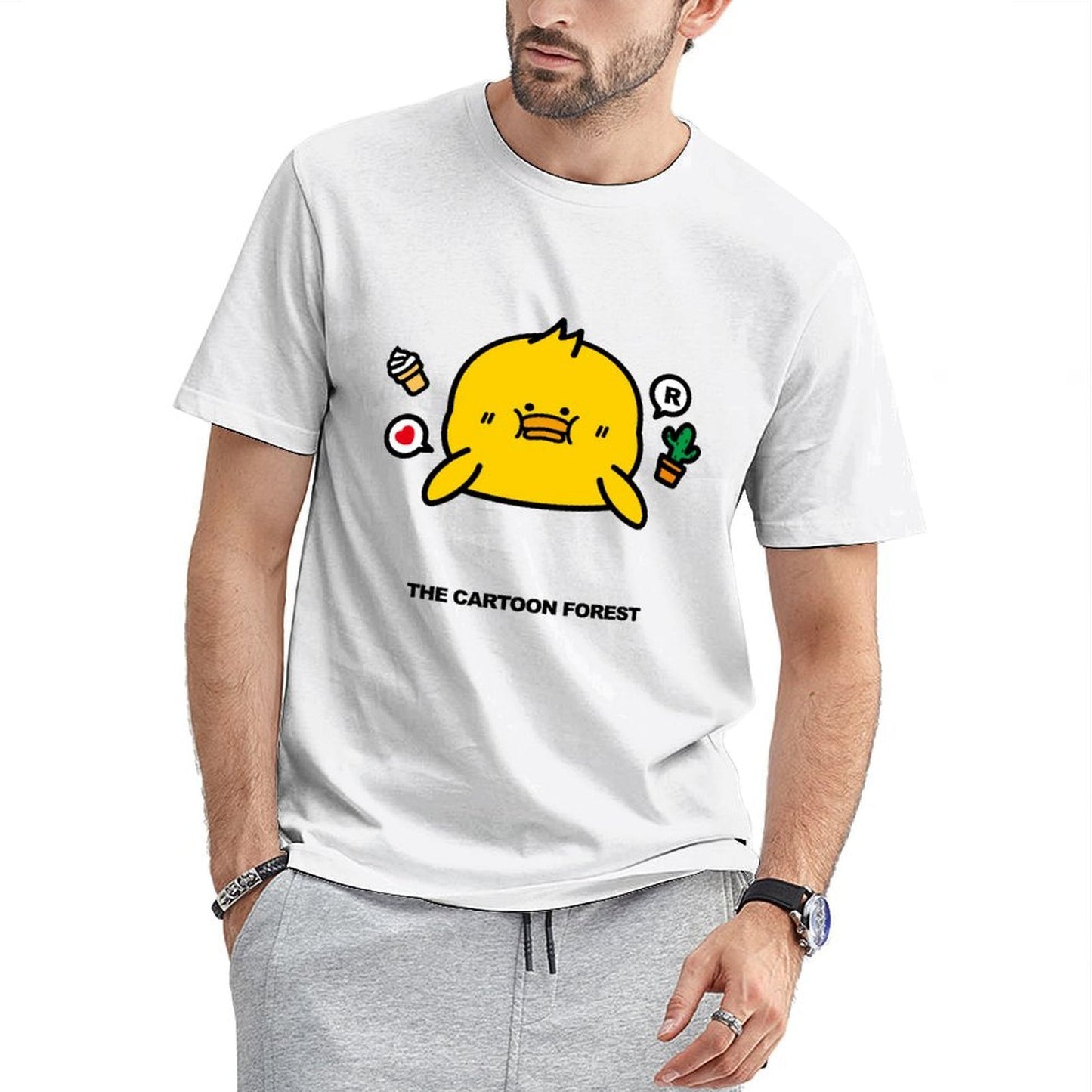 ClassicStyle Double-Stitched Front Graphic T-shirt