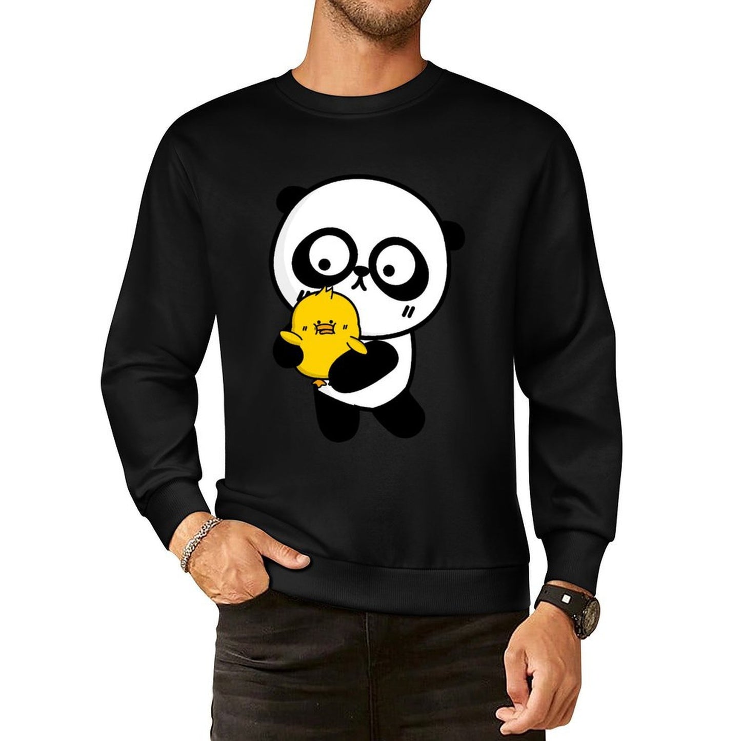 Front Patterned Long Sleeve TopLightweight Promotional