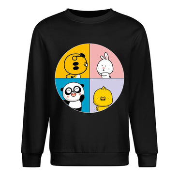 Front Patterned Long Sleeve TopSoftWear Neutral