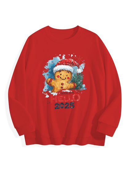 Customizable Christmas-themed long-sleeved Christmas Hello