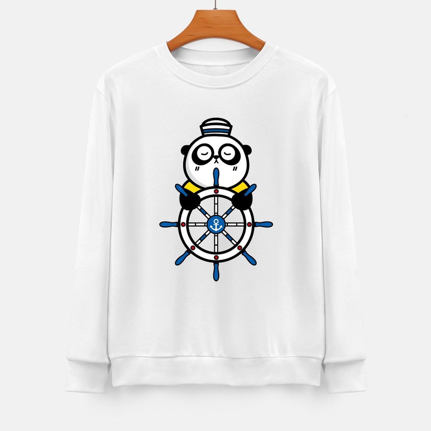 Front Patterned Long Sleeve TopClassicFit TrueFit