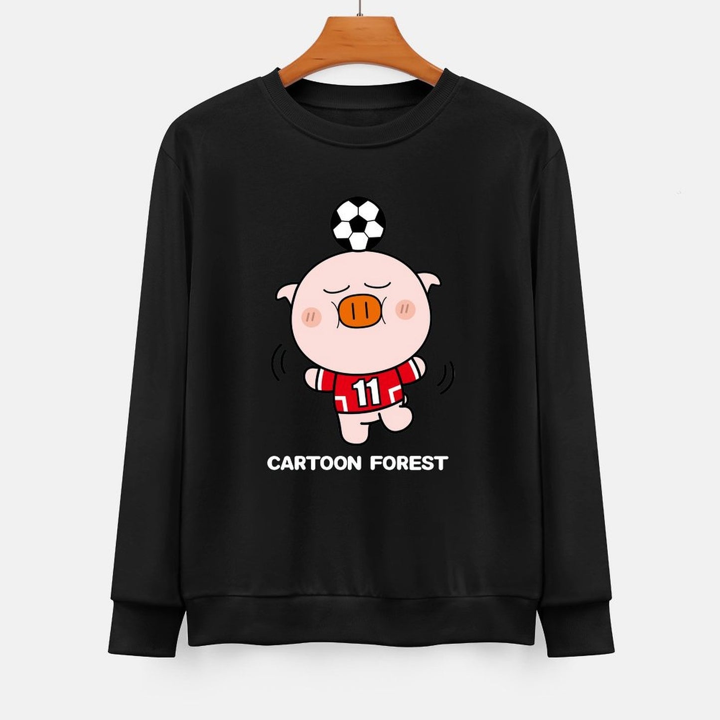  Front Patterned Long Sleeve TopSmooth Softstyle