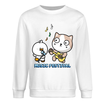 Front Patterned Long Sleeve TopSmooth Minimal