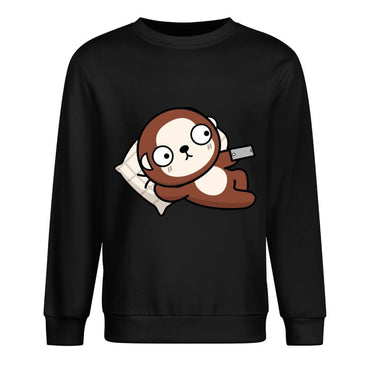 Front Patterned Long Sleeve TopSimple Tear-Resistant