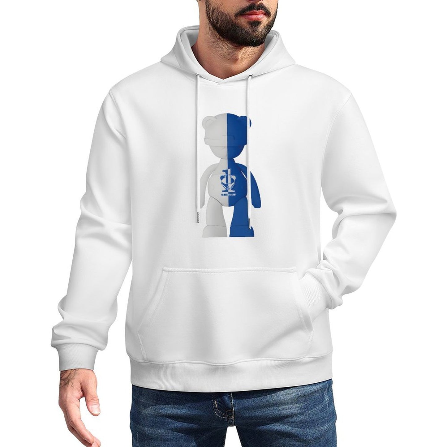 IPIB 250g Hooded Pocket Sweatshirt Front GraphicMen's Hooded  Sweatshirt6000140-4