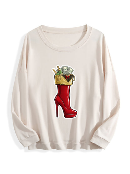 Customized Christmas-themed hoodies Gauguin shoes