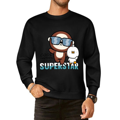 Front Patterned Long Sleeve TopSoftLine EssentialFit