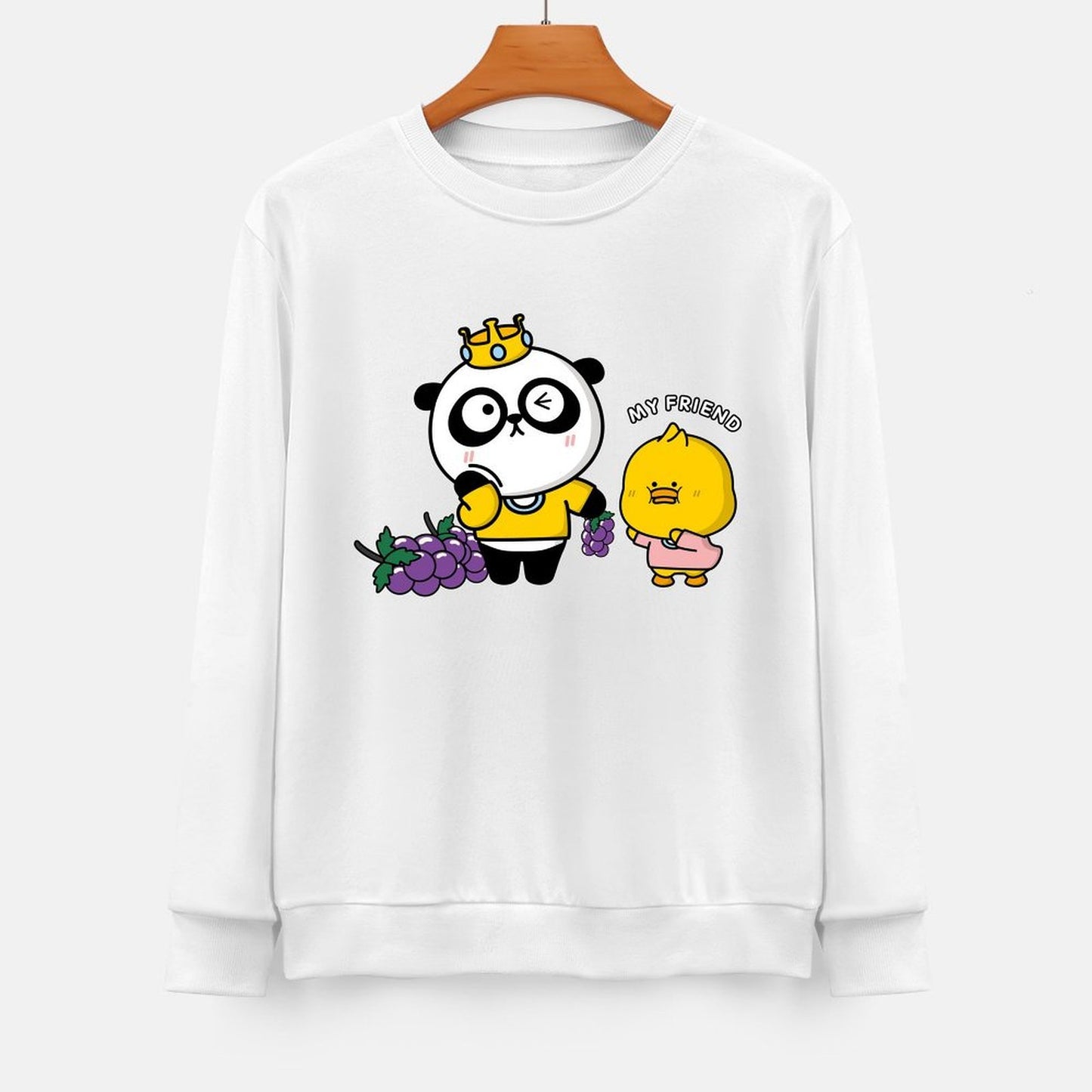 Front Patterned Long Sleeve TopPrint-Ready Standard