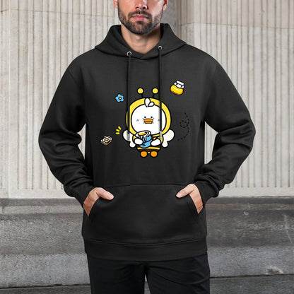 CleanCut Neutral Front Graphic Hoodies