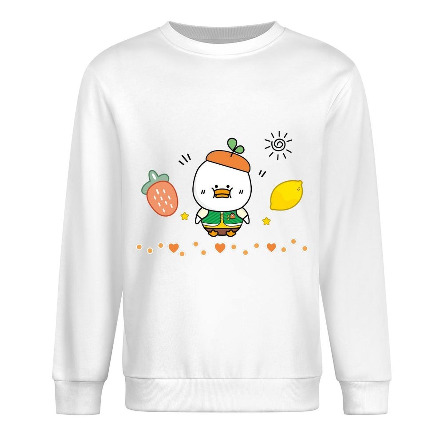 Front Patterned Long Sleeve TopIndoor ComfortFit