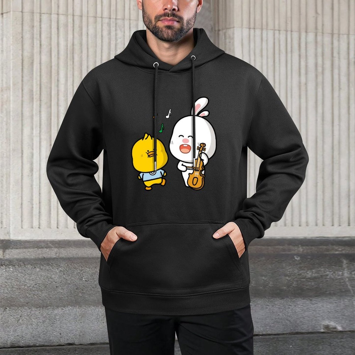 ComfortSeries Bold Front Graphic Hoodies