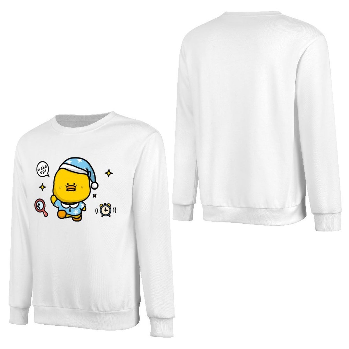 Front Patterned Long Sleeve TopEssential Daily