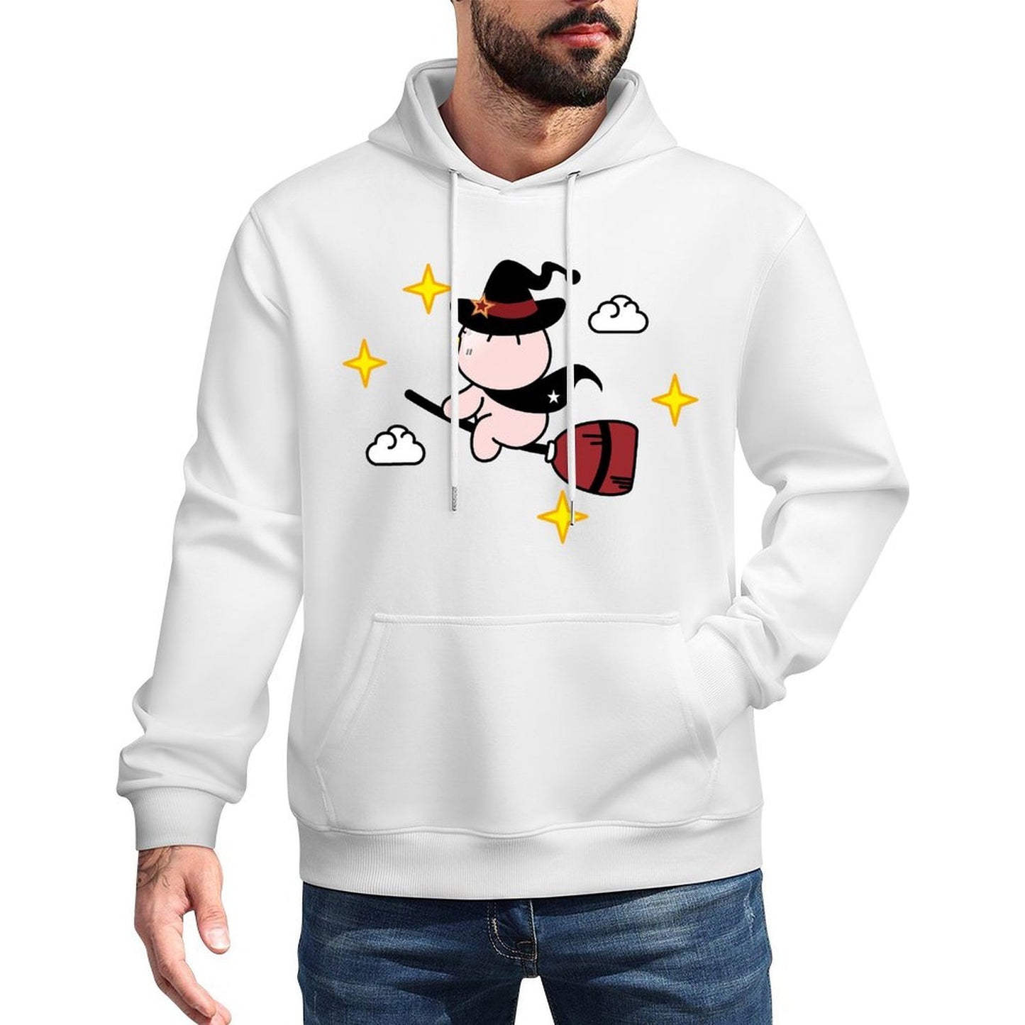 Front Graphic HoodiesColorfast Clean