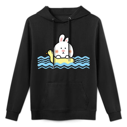 Sharp Neutral Front Graphic Hoodies