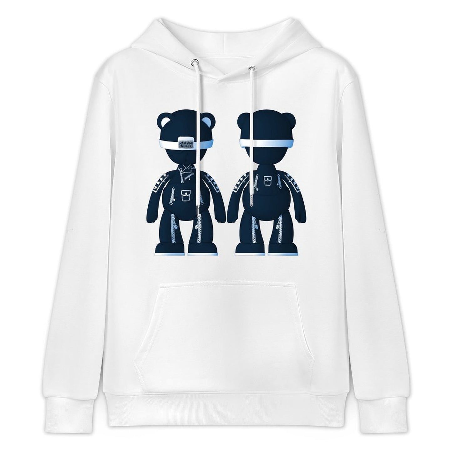 Hoodie Front PatternSharp Minimalist