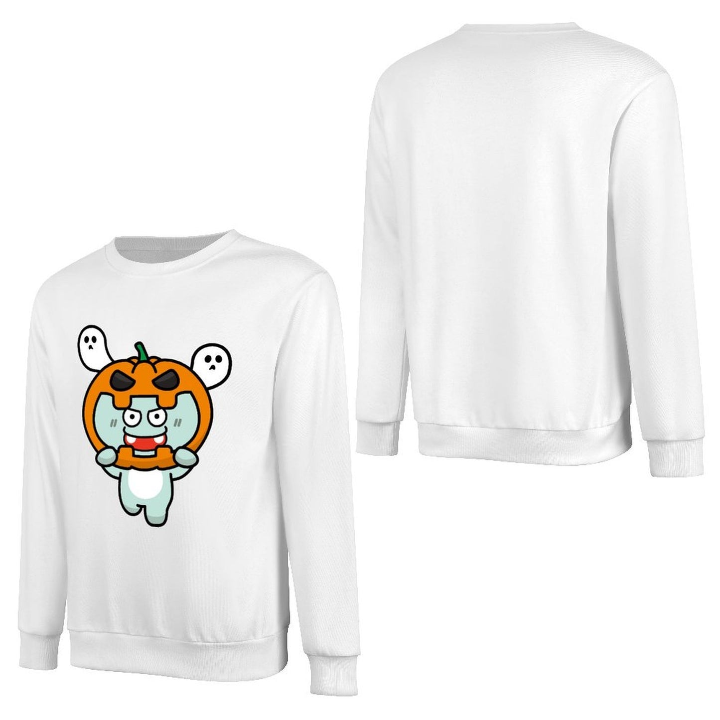 Front Patterned Long Sleeve TopNeutral Seamless