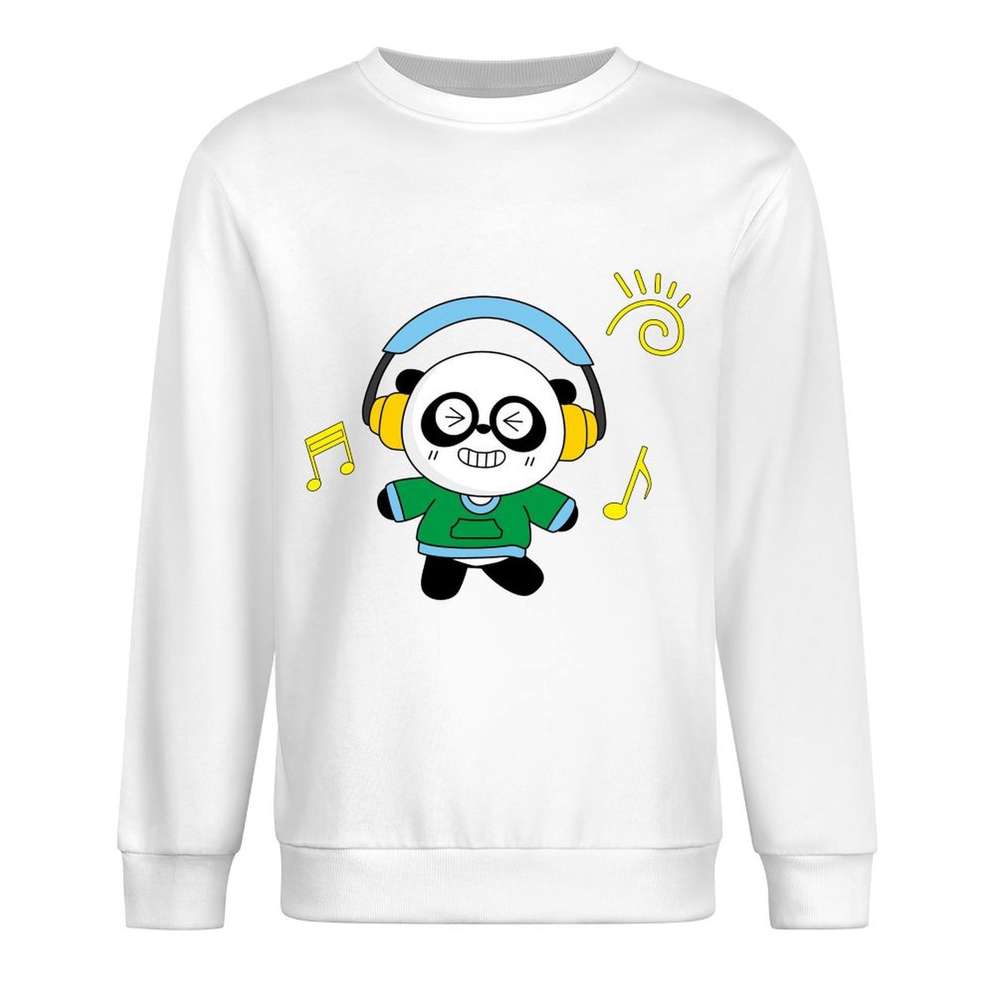 Front Patterned Long Sleeve TopCleanCut Relaxed Fit