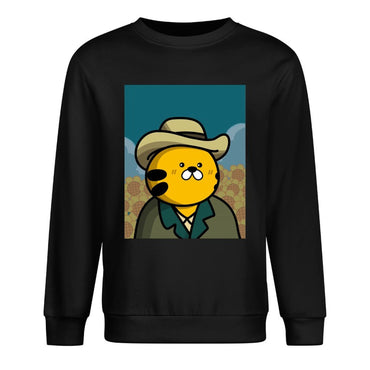 Front Patterned Long Sleeve TopFitted DailyFit