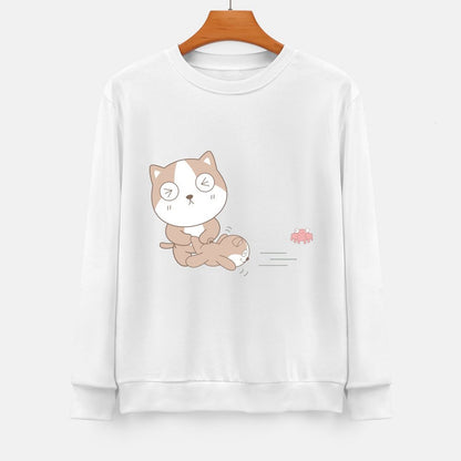 Front Patterned Long Sleeve TopClean Edges 100% Cotton