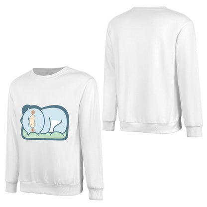 Front Patterned Long Sleeve TopVintage Essential