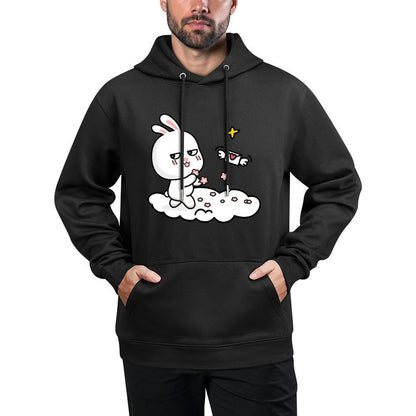 Basic Smooth Front Graphic Hoodies